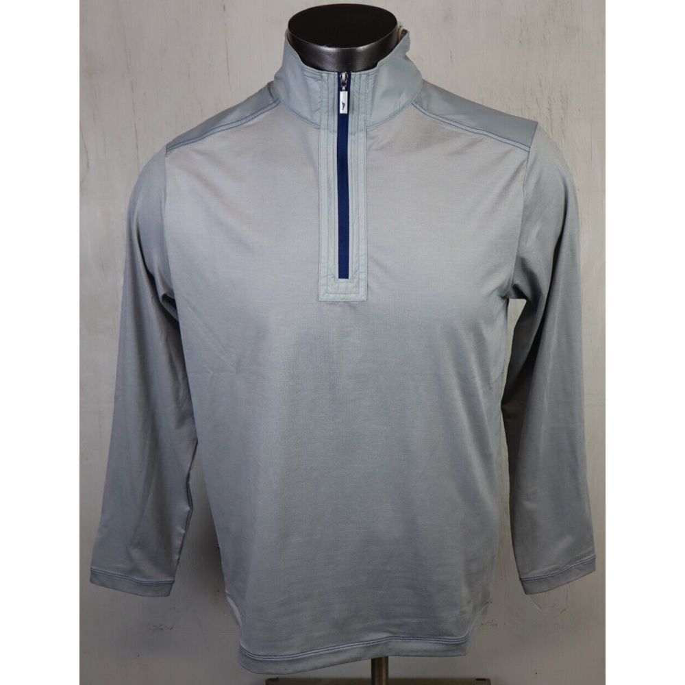 Mens Tommy Bahama 1/4 Zip Pullover Sweater Long Sleeve Size S On Deck Sport Half